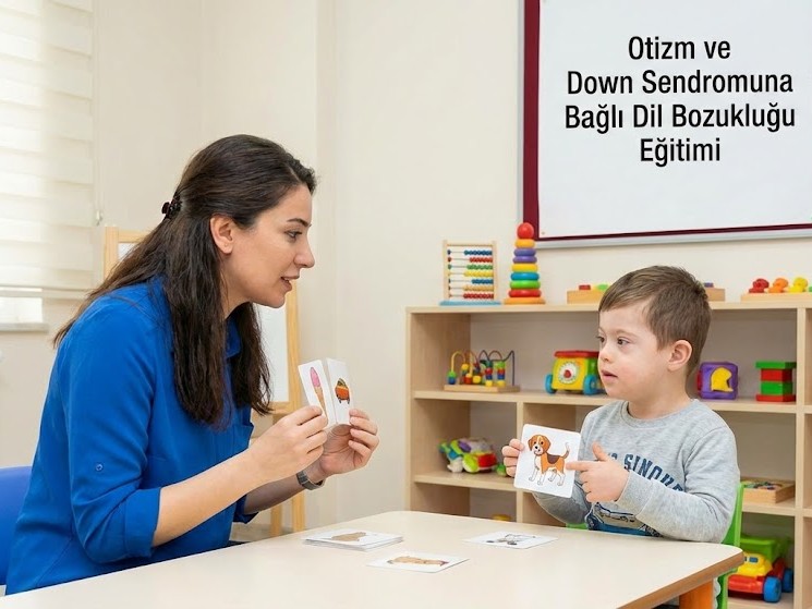 Otizm ve Down Sendromuna Bağlı Dil Bozukluğu eğitimi banner
